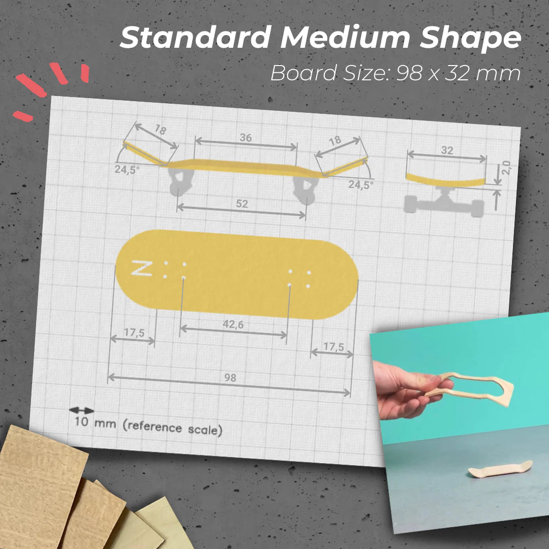 Create Your Skate - Fingerboard Construction Kit