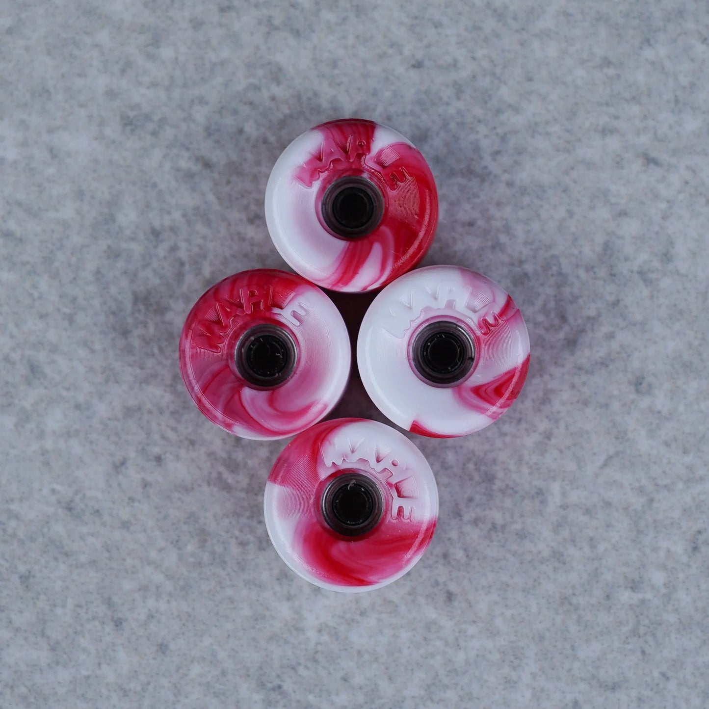 Maple Wheels Bowl – Ruby Swirl