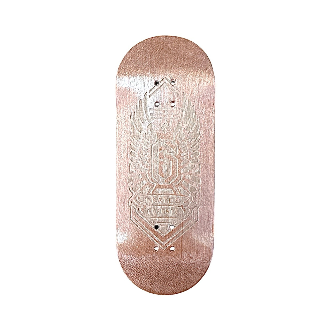 6Skates x Blackriver Engraved Graphic Colab - 36mm Dark Natural