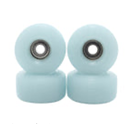 Blistered Urethane Wheels - Tires - Baby Blue