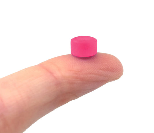 TEAK Apex Street Wheels - 61D Urethane - Ultraspin Bearings - "Pink Glow"