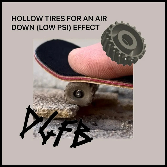 Dudeguy Monster Wheels- Hollow Black