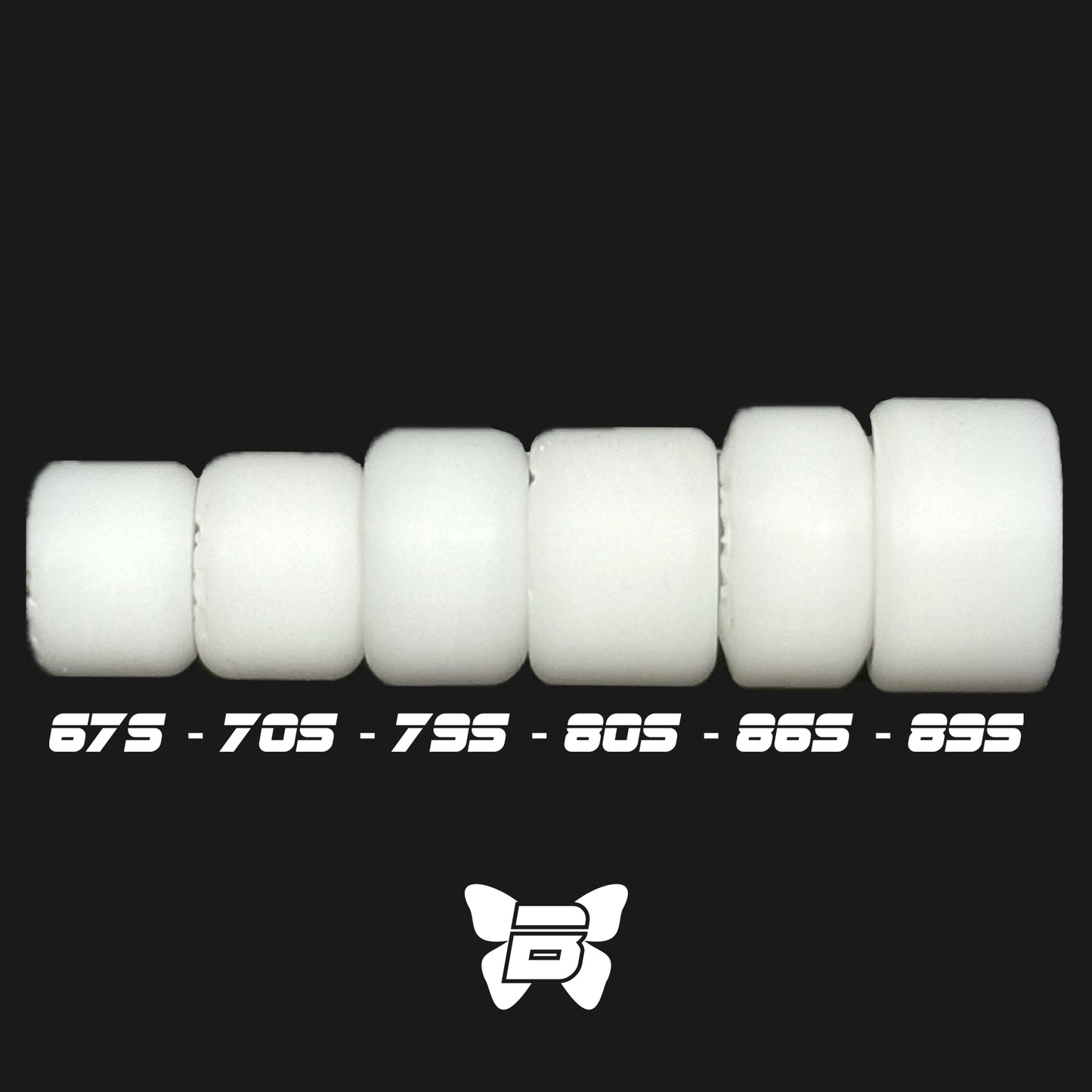 Bloob Wheels - White & Black Wall 79's