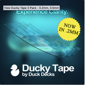 Clear Ducky Tape 3 Pack - 0.2mm