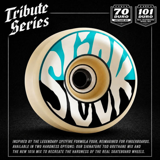 Slick Tribute Series Graphic Series - Blue & Black 70D Urethane