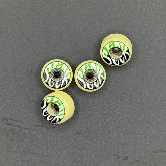 Slick Tribute Series Graphic Series - Green & Black 70D Urethane