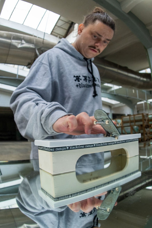 Blackriver Fingerboard Ramps - Marble Box Flamed Gray