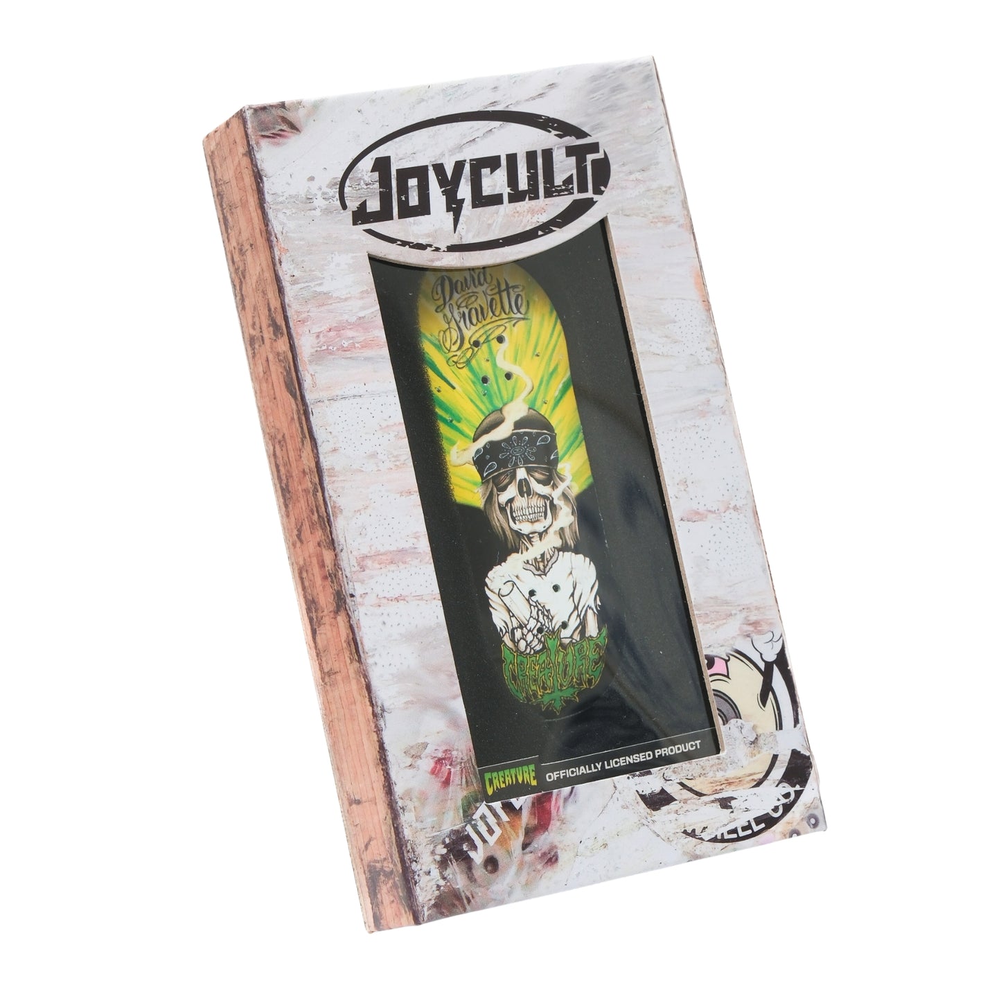 Joycult x Creature Gravette Hippie Skull Deck 34MM