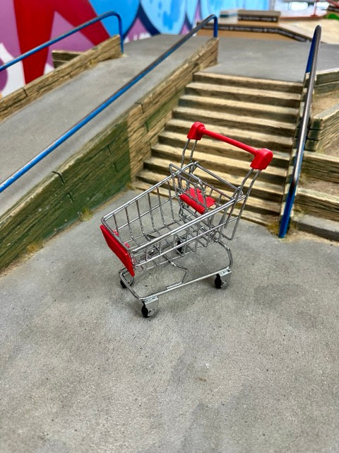 Mini Metal Shopping Cart