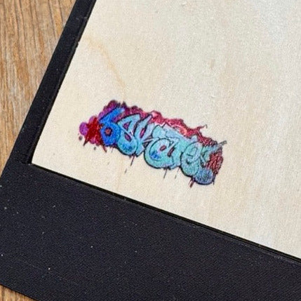 6Skates Black Mini Kicker (new logo) 2.0 Fingerboard Ramp