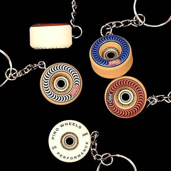 Piro Graphic Wheels Keychain Various Designs