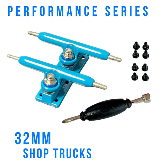Performance Shop Trucks Light Blue - 32mm