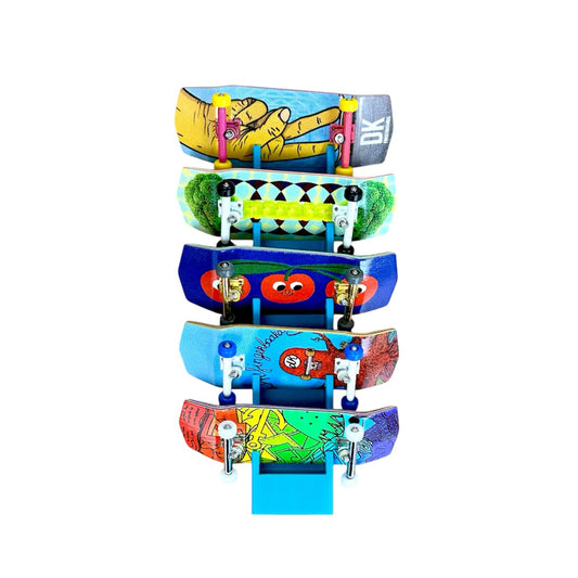 6Skates 5 Fingerboard Wall Mount Deck Rack