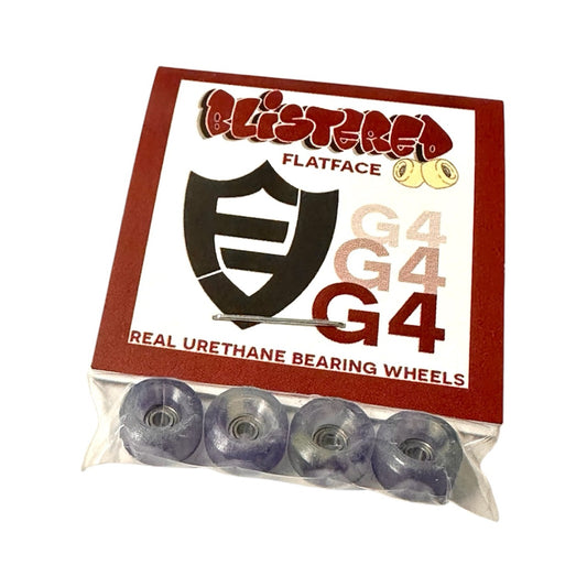 Blistered x FlatFace G4 Urethane - Clear & Purple Swirl