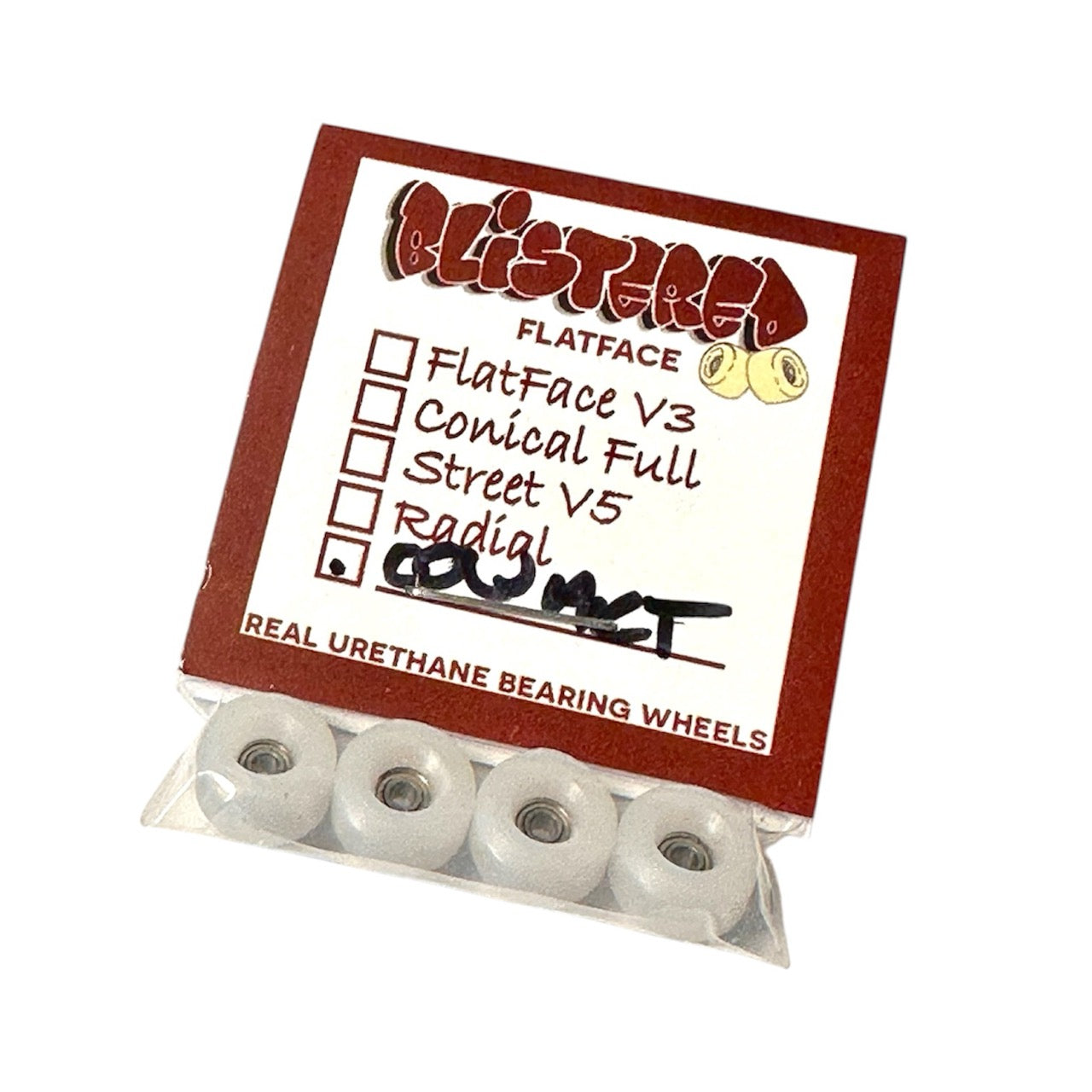 Blistered Urethane Wheels - John Cowart UV Colour Changers