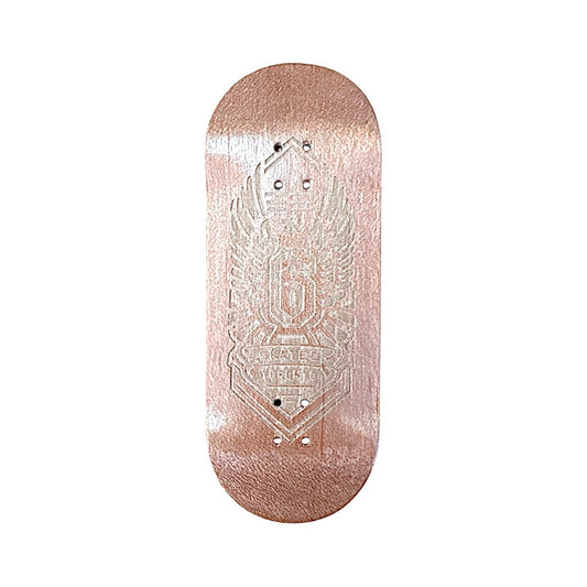 6Skates x Blackriver Engraved Graphic Colab - 36mm Dark Natural