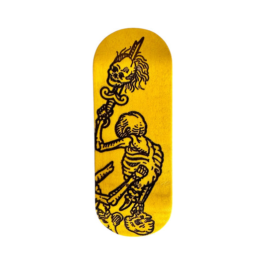 LivingWood Skeleton Fight - Yellow 34mm Popsicle
