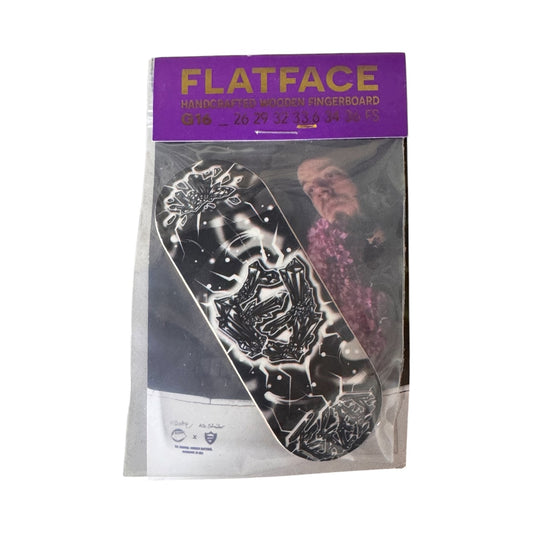FlatFace G16 Deck - 33.6mm - Crystals Black GLOW - Real Wear