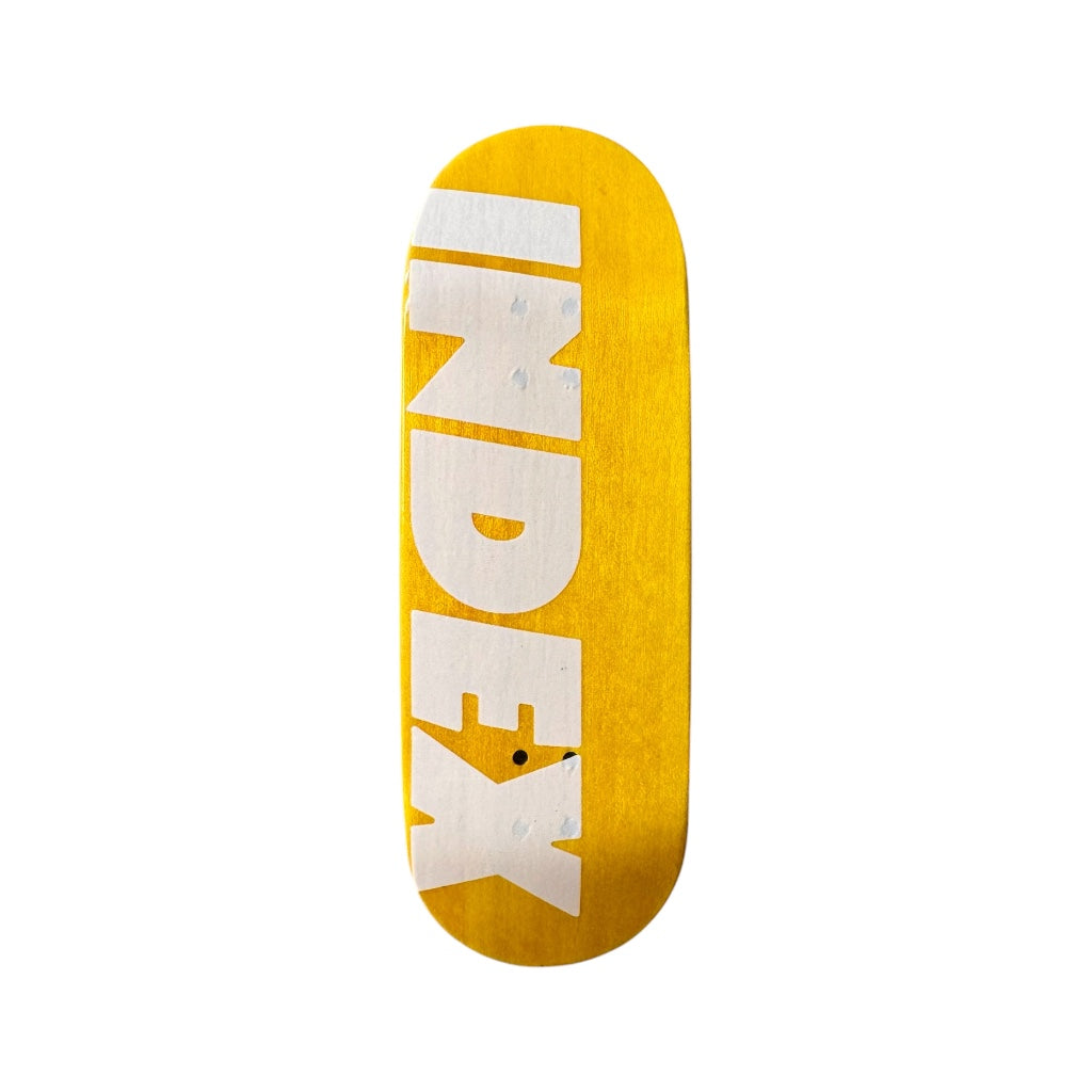 Index "Big Logo" on Yellow Ply Popsicle 32mm