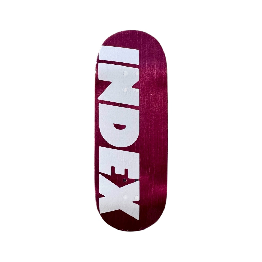 Index "Big Logo" on Purple Ply Popsicle 34mm