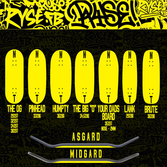 Ryse Fingerboards - Frosty - 34mm Midguard OG