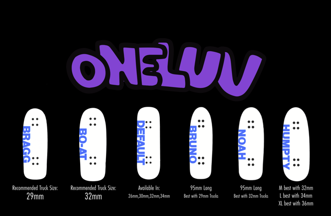 1luv Fingerboard Chalk Board - Low Noah