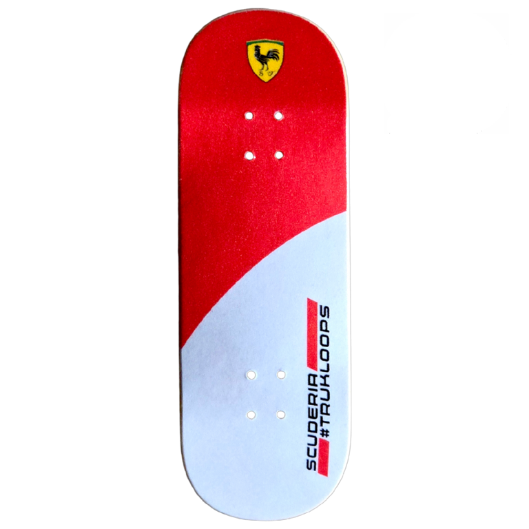 Trukloops Scuderia Red & White - 30mm Twin 98mm